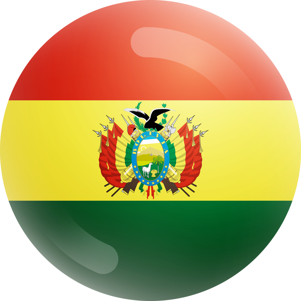 Bolivia Flag 3D Icon
